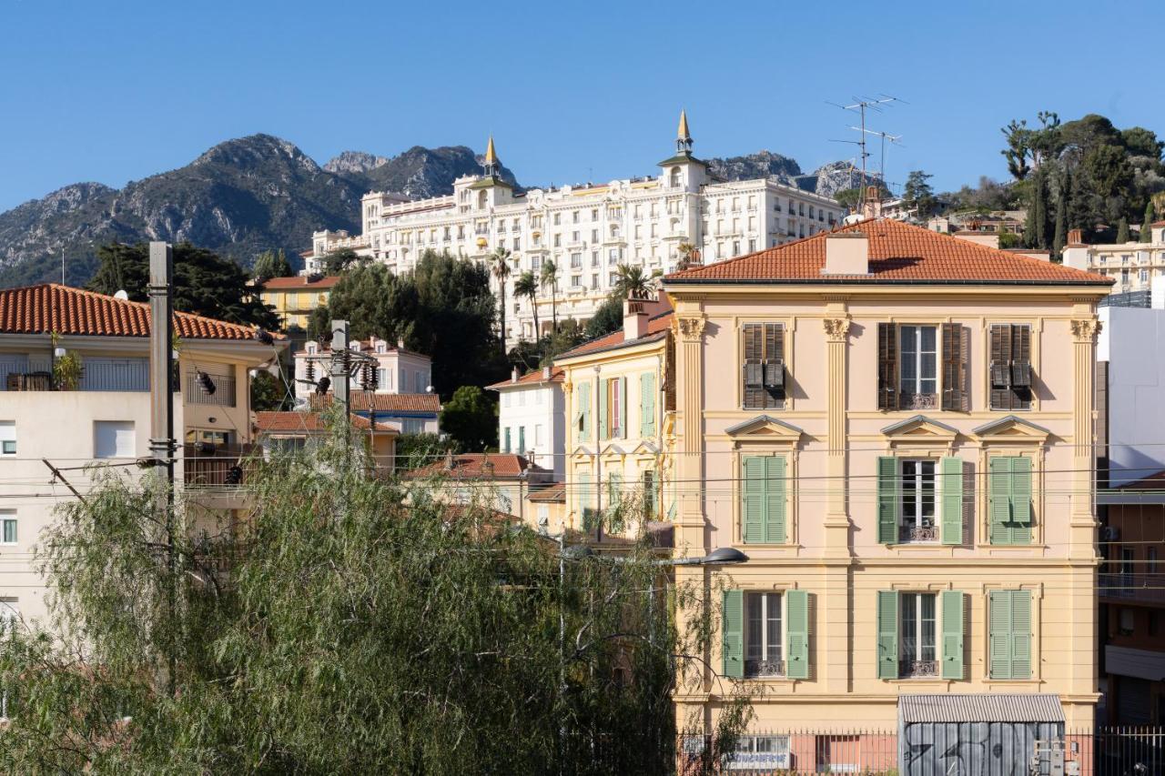 Hotel De Belgique A Menton Exterior foto