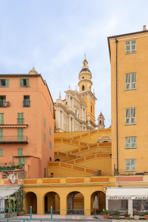 Hotel De Belgique A Menton Exterior foto